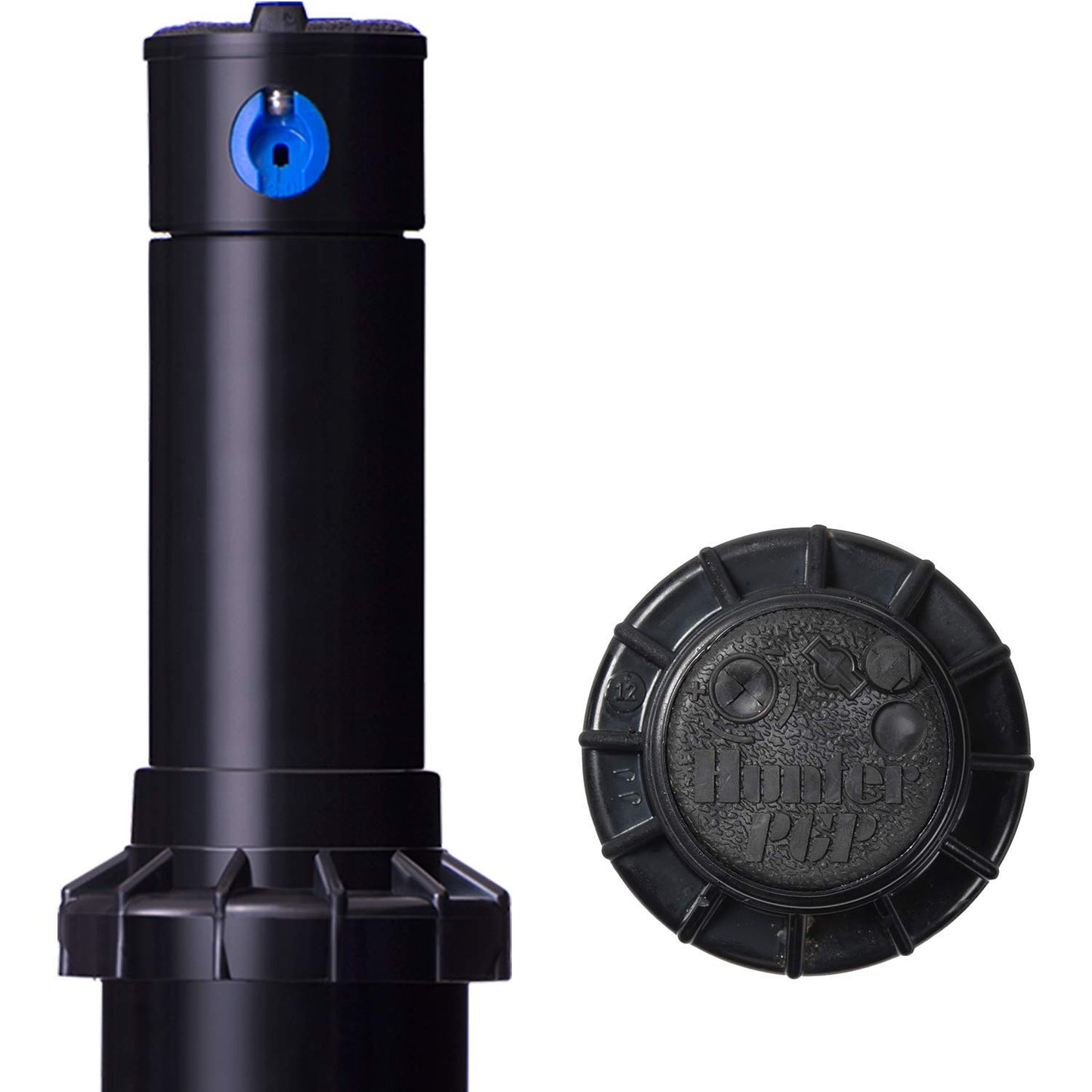 Hunter PGP-ADJ 3/4" Rotor Sprinkler, Adjustable 40°– 360° Arc, Gear Drive, 4" Pop Up Sprinkler, Lawn Irrigation Head, 22–52 ft Spray Distance, Preinstalled 3.0 GPM Nozzle, 2 Pack
