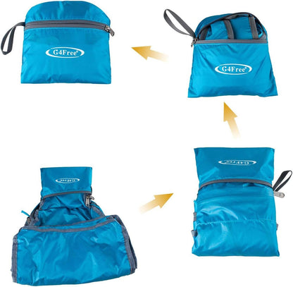 G4Free 20L Lightweight Packable Backpack Foldable Travel Hiking Daypack for Men and Women