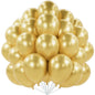 PartyWoo Gold Balloons 50pcs 12 Inch Gold Latex Helium Balloons for Birthday Wedding Anniversary Baby Shower Graduation Bachelorette Retirement Engagement Tea Casino Disco Party Decorations Gold-G101