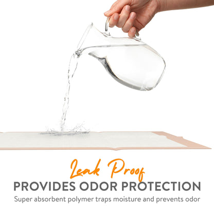 Inspire Super Absorbent Disposable Bed Pads for Chronic Incontinence Ultra Thick and Absorbent Bed Pads Disposable Adult | Pee Pads for Adults (36" X 36" Pack of 50) XX Large