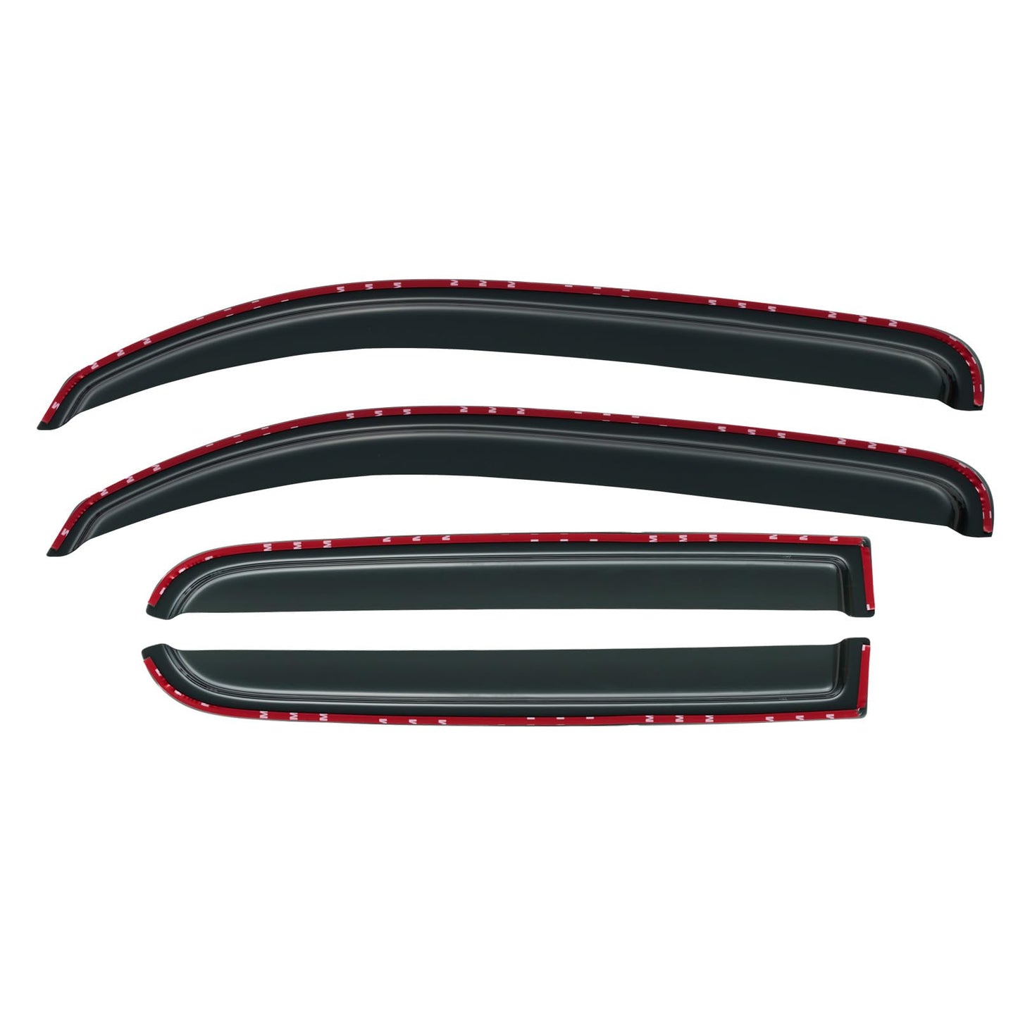 Window Visors Rain Guards for 2015-2026 Ford F150 SuperCrew & 2017-2026 F-150 Raptor F250 F350 F450 F550 Super Duty Crew Cab, Out-Channel Window Vent Deflectors Visors Shades Protectors