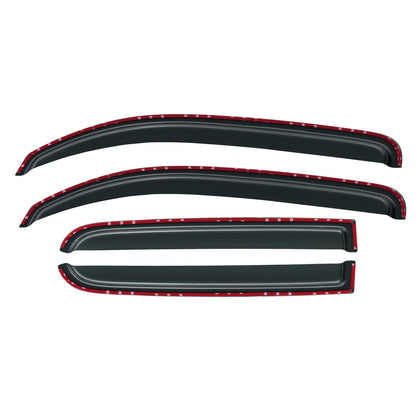 Window Visors Rain Guards for 2015-2026 Ford F150 SuperCrew & 2017-2026 F-150 Raptor F250 F350 F450 F550 Super Duty Crew Cab, Out-Channel Window Vent Deflectors Visors Shades Protectors
