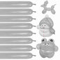 100Pcs clear 260 Balloons Clear Long Skinny Latex Balloon for Animal Ballons, Premium Quality Balloons for Beginners Baloons Making Kid's Carnivals Party Decoartion