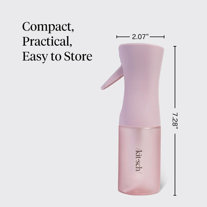 Kitsch Sprühflasche für Haare – Kontinuierlicher Wasserzerstäuber mit ultrafeinem Sprühnebel für Hairstyling, Barbiere, Salons, Reinigung, Pflanzen, vielseitige Sprühflaschen – Aus recyceltem Kunststoff – Terrakotta, 150 ml