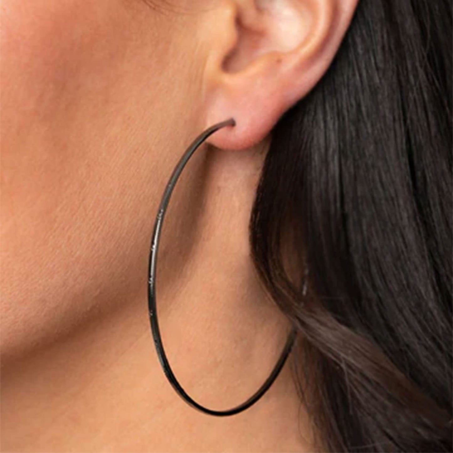 Große Gold Creolen für Frauen, Hypoallergene Dünne Gold Creolen, Sterling Silber Creolen für Damen, Extra Große, Mittelgroße, Große Creolen