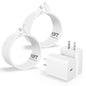[Apple MFi Certified]10FT Fast iPhone Charger,Extra Long Apple Charger Fast Charging 2Pack USB C Charger Block Plug + 10Foot Lightning Cable Cord for iPhone 14/Pro/Pro Max/Plus/13/12/11/XS/XR/X/SE2022