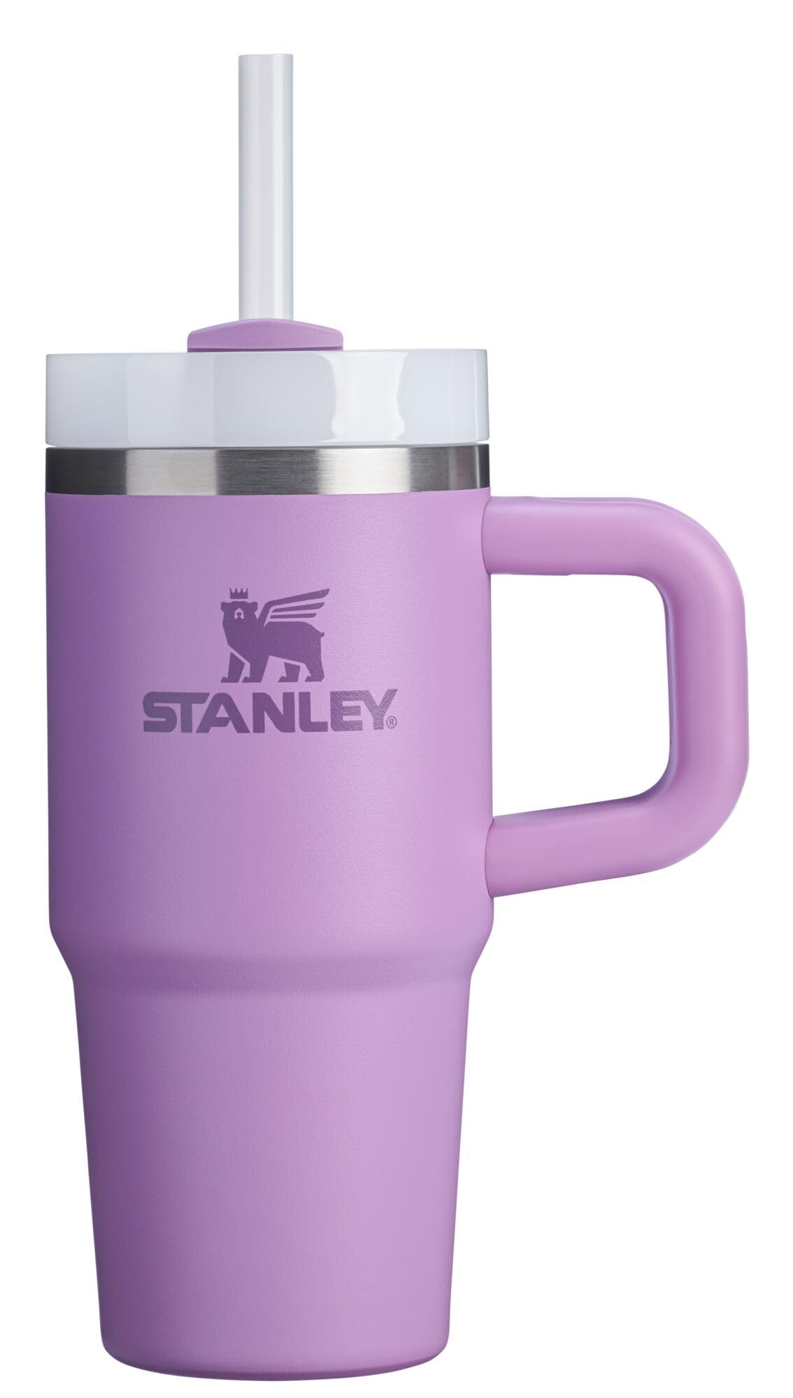 Stanley Quencher H2.0 Tumbler with Handle and Straw 40 oz | Flowstate 3-Position Lid | Cup Holder Compatible for Travel | Insulated Stainless Steel Cup | BPA-Free | Almond Rose