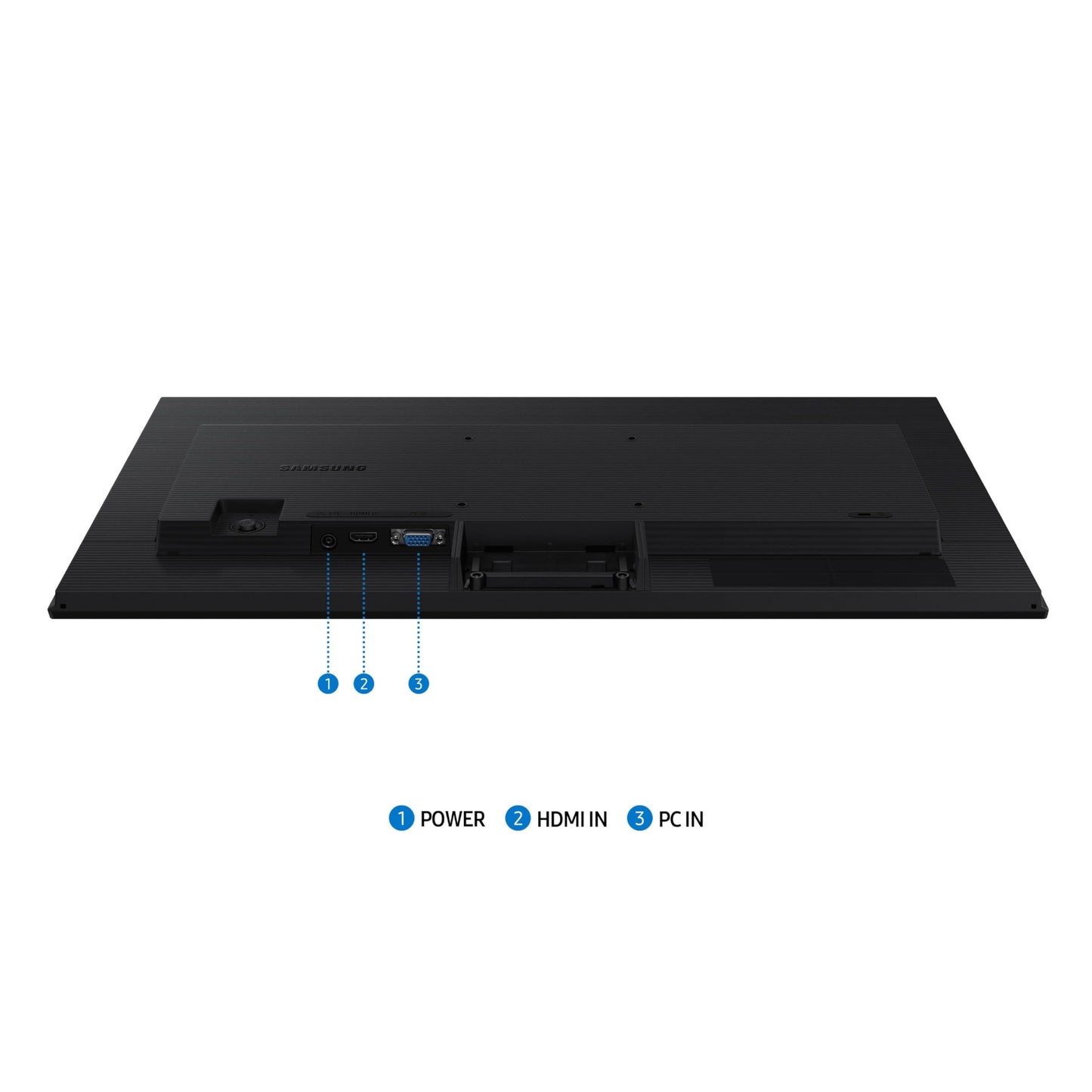 Samsung 32-Inch Flat Computer Monitor, 75Hz, Borderless Display, AMD FreeSync, Game Mode, Advanced Eye Care, HDMI and DisplayPort, LS32B304NWNXGO, 2024