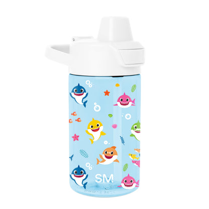 Simple Modern Peppa Pig Kids Tritan Plastic Summit Water Bottle | 12 oz BPA-Free Cup with Covered Leak Proof Straw Lid for Girls, Toddlers | Bubbles