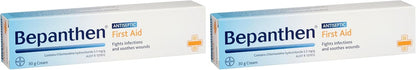 Bepanthen First Aid Cream for Effective for the Treatment and Prevention of Infection in Minor Cuts, Wounds, Abrasions, Insect Bites And Minor Burns, 100 g