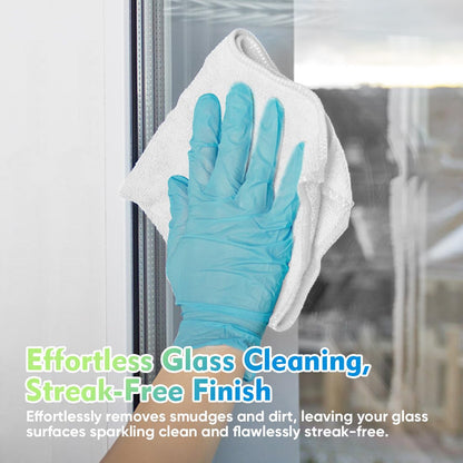 HOMEXCEL Microfiber Cleaning Cloth 12 Pack, 12.5 x 12.5 inch Microfiber Towels for Cars, Ultra Absorbent Car Washing Cloth, Lint Free Streak Free Cleaning Rags for Car, Kitchen, and Window (Grey)