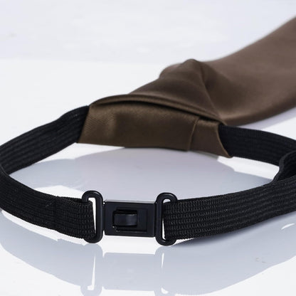 Sucrain 1 Stück Jungen Krawatte Vorgespunden Verstellbares Halsband Krawatte für Hochzeit Abschlussfeier Schuluniformen