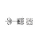 Amazon Essentials Sterling Silver Round Birthstone Stud Earrings