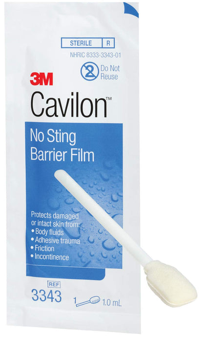 3M™ Cavilon™ No Sting Barrier Film, 3343, 1ML Wand, 25 Each / Carton, 4 Carton / Case
