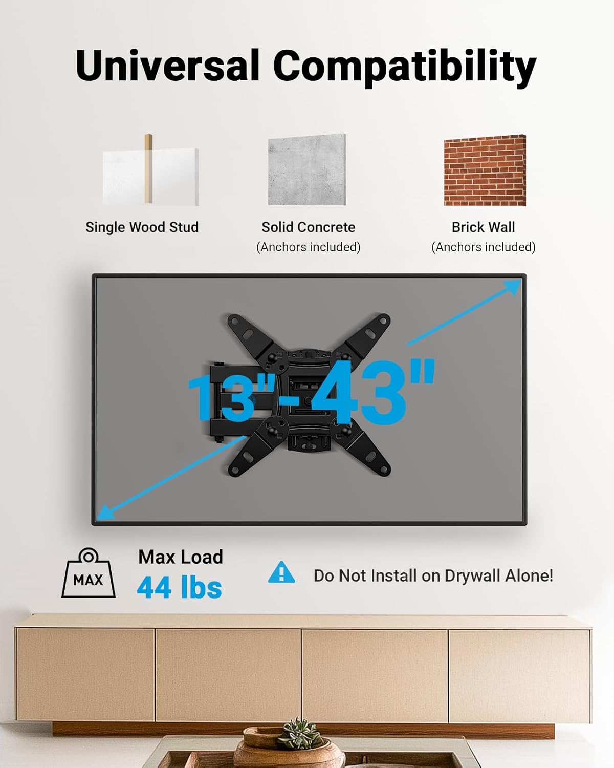 Pipishell Full Motion TV Wall Mount: A Game-Changer for Your Viewing Experience