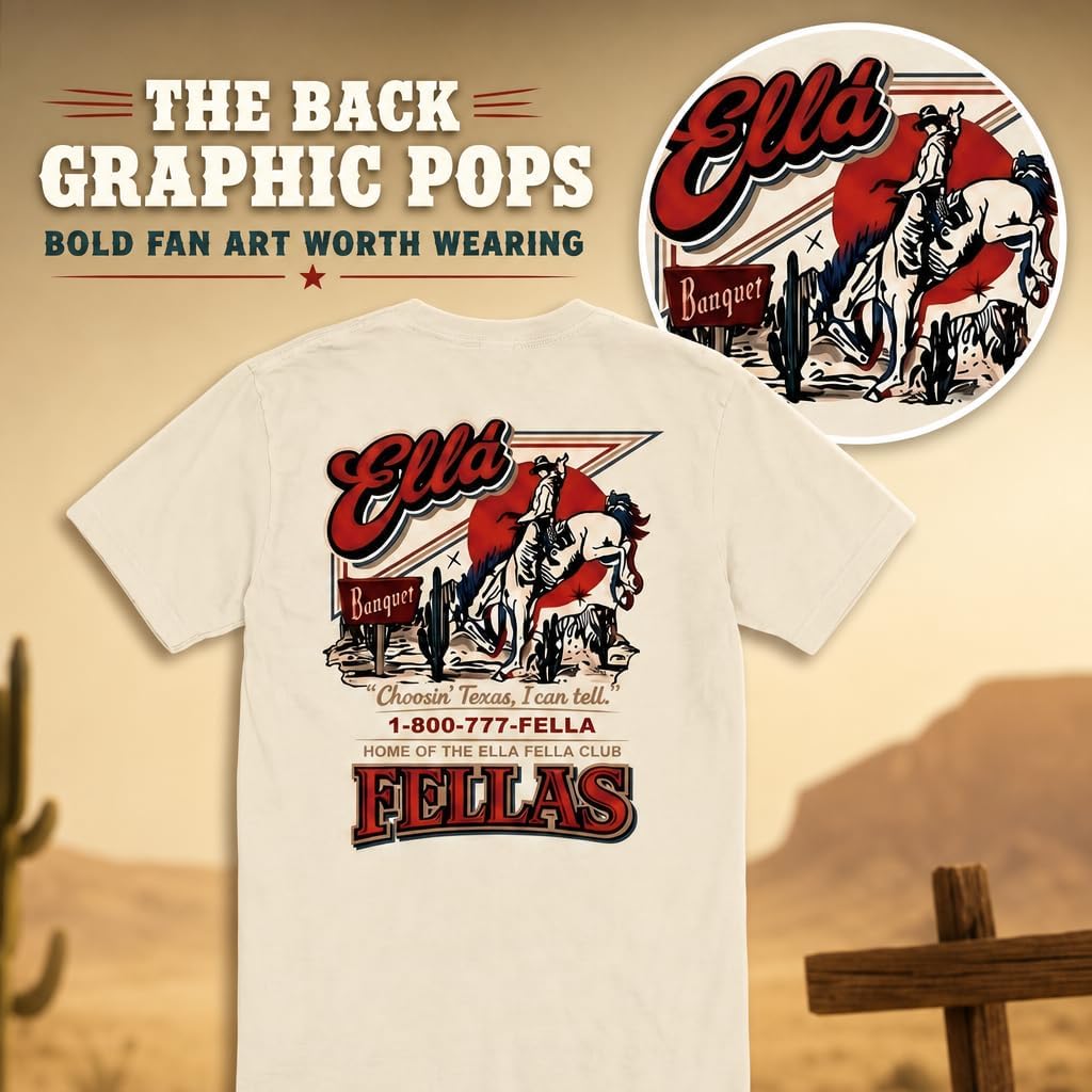 Ella Fella Shirt for Men Women – A Vintage Western Tee That's the Real Deal