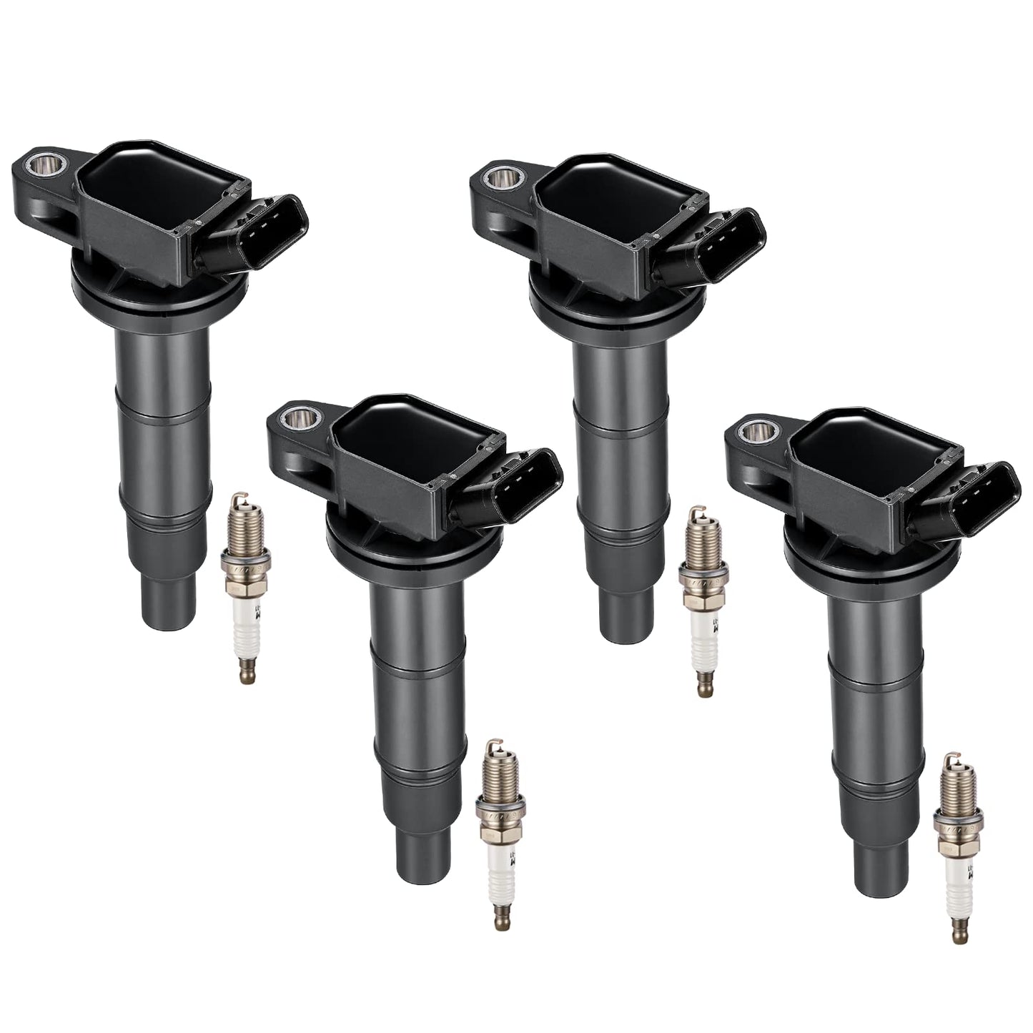 BDFHYK Ignition Coil Pack UF648 and Iridium Spark Plug 97390 Compatible with Jeep Grand Cherokee 2011-2015 Jeep Wrangler Dodge Charger Grand Caravan 2016 Chrysler 200 300 Jeep Coil Pack 3.6L Set of 6
