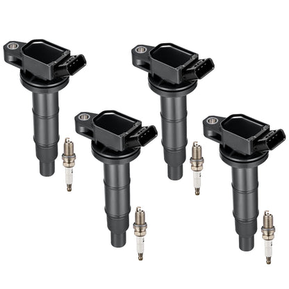 BDFHYK Ignition Coil Pack UF648 and Iridium Spark Plug 97390 Compatible with Jeep Grand Cherokee 2011-2015 Jeep Wrangler Dodge Charger Grand Caravan 2016 Chrysler 200 300 Jeep Coil Pack 3.6L Set of 6