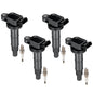 BDFHYK Ignition Coil Pack UF648 and Iridium Spark Plug 97390 Compatible with Jeep Grand Cherokee 2011-2015 Jeep Wrangler Dodge Charger Grand Caravan 2016 Chrysler 200 300 Jeep Coil Pack 3.6L Set of 6