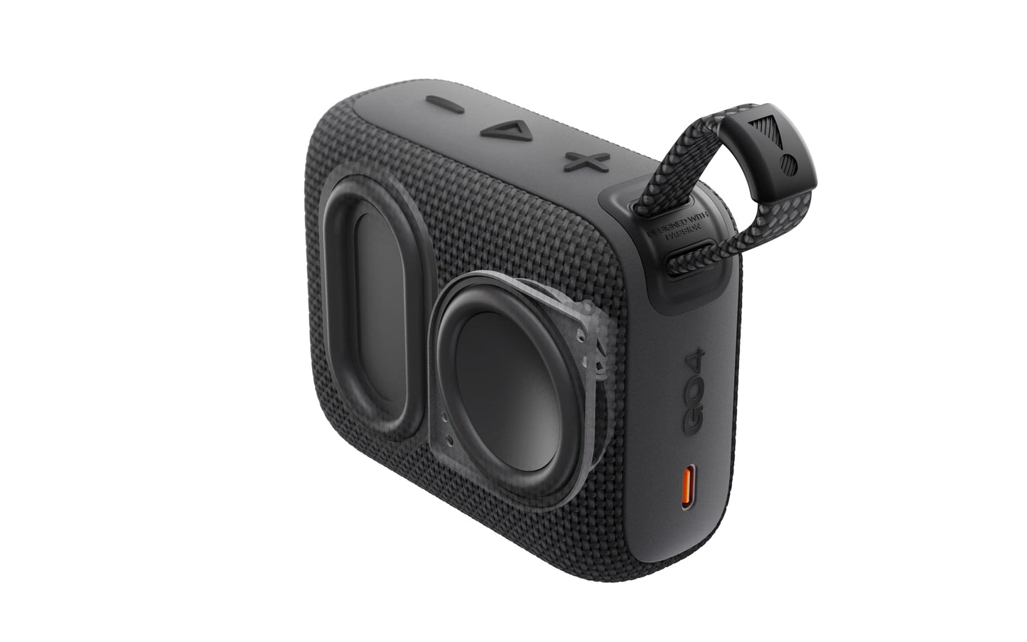 JBL Go 4 – Ultraportabler, wasserdichter und staubdichter Bluetooth-Lautsprecher, großer JBL Pro Sound mit kräftigem Bass, integrierter Akku für 7 Stunden Wiedergabe, teilweise aus recycelten Materialien hergestellt (Schwarz)