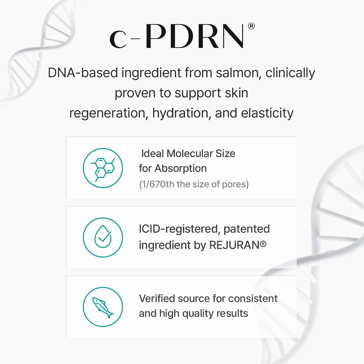 REJURAN Turnover Cream Enhanced, Dot Pdrn Salmon Dna Pdrn Face Moisturizer For Regeneration, 1.69 Fl Oz (Pack Of 1)