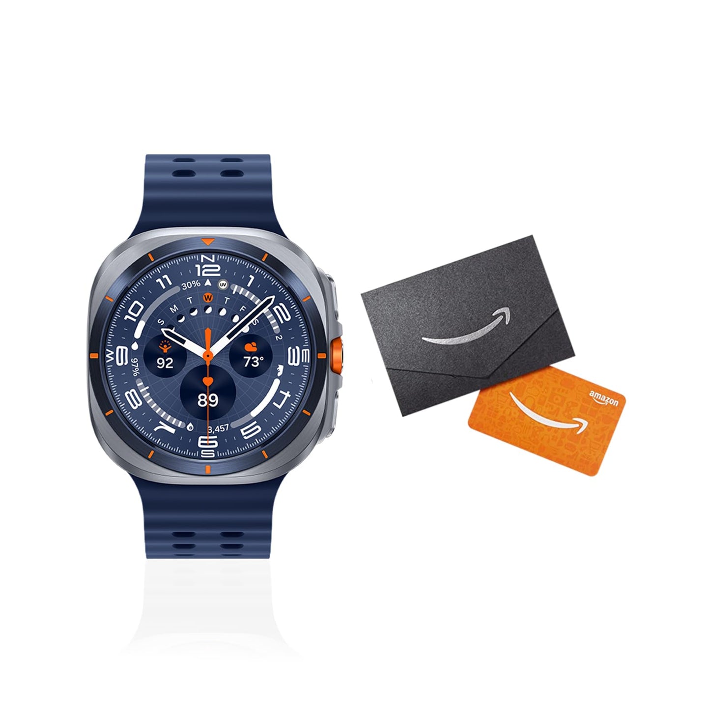 Samsung Galaxy Watch Ultra (2025) 47mm LTE Smartwatch, Titanium Casing, Advanced Sleep Coaching, Running Coach, Energy Score, Heart Rate Tracking, GPS, Titanium Silver [US Version, 2 Yr Warranty]