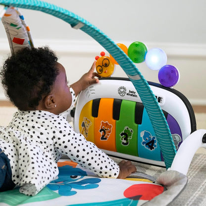 Baby Einstein 4-in-1 Kickin' Tunes Musik- und Sprachspielmatte und Klavier-Bauchlage-Aktivitätsmatte
