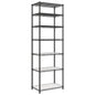 SONGMICS Storage Shelf, Small Metal Wire Shelving Unit, Adjustable Shelves, for Small Spaces, Garage, Bedroom, Living Room, Kitchen, Pantry, 5 Tier, 11.8 x 11.8 x 47.6 Inches, Ink Black ULGR123BH01