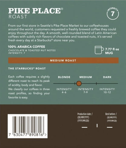 Starbucks By Nespresso Kaffeekapseln Single Origin Columbia, Medium, 8 Kaffeekapseln