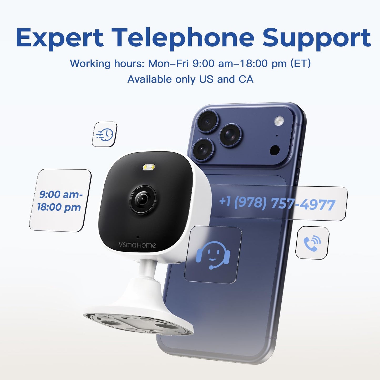 4MP Indoor Cameras for Home Security Outdoor, Home Security Camera System, 2.4g/5g Camera for House/Elder/Dog/Pet/Baby, Plug and Play, Support Card/Cloud (Not Included), 9.84ft Wire, 2PCS