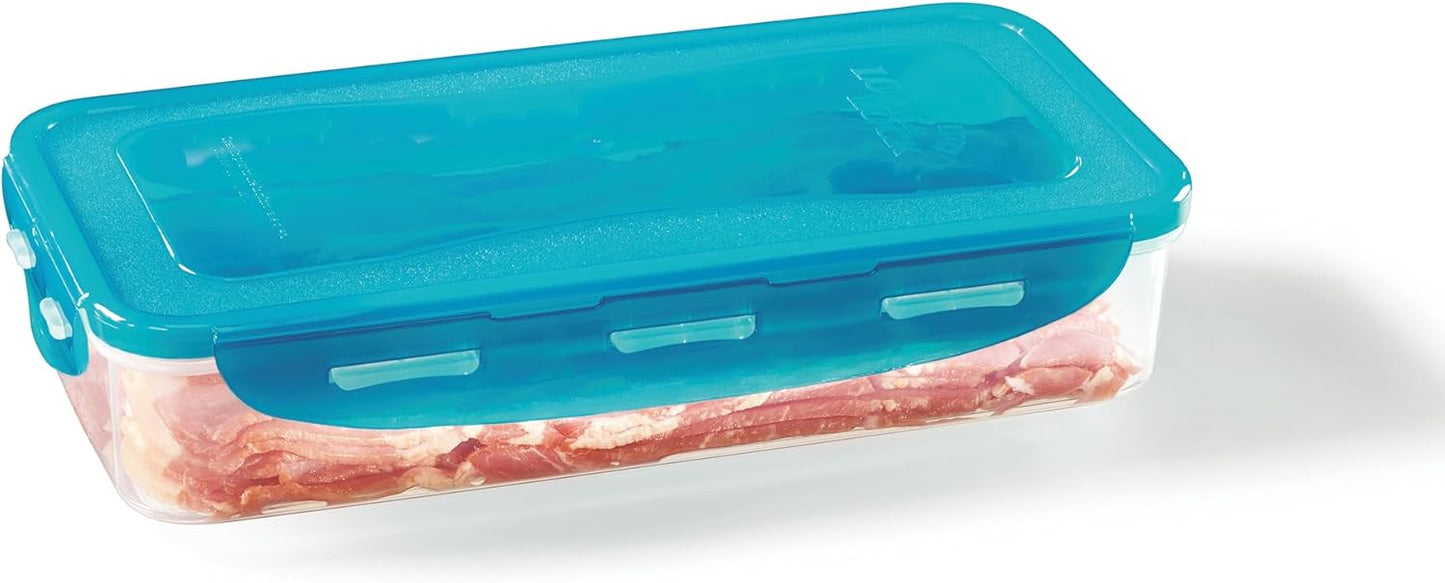 Starfrit LocknLock Kunststoff-Butterdose – Herausnehmbares Tablett mit Messskala – 750ml – Luftdicht – 4-seitiger Verschlussdeckel