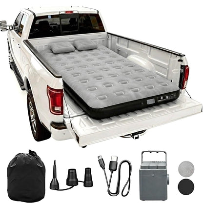 Umbrauto Car Air Mattress Backseat| Inflatable Truck Back Seat Camping Airbed for SUV Rear Seat, Blow Up Sleeping Travel Bed for Van Trunk with Pump & Pillows