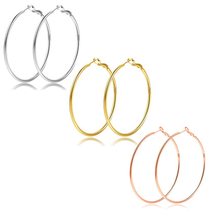 3 pairs,60mm hoops