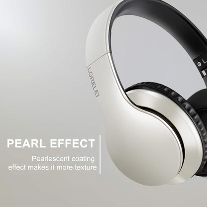 LORELEI X6 Over-Ear Kabelgebundene Stereo-Bass-Kopfhörer mit Mikrofon, Leicht, Faltbar & Portabel mit 1,45M Kabel ohne Verheddern für Smartphone, Tablet, MP3/4, Space Black