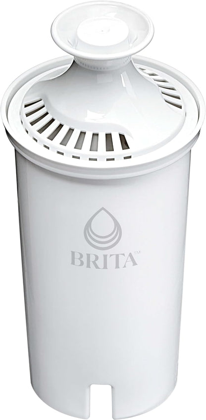 Brita Standard Replacement Filter, Reduces Contaminants while keeping healthy minerals, Certified by WQA to reduce Chlorine for improved taste, Made without BPA, Replace after 151 litres, 3 Count