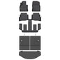 GINOWY-Floor Mats for Toyota 4Runner 1996-2002,1st+2nd Row,TPE All Weather Car Mats Custom Fit Rubber Floor Liners Car Accessories for Toyota 4Runner