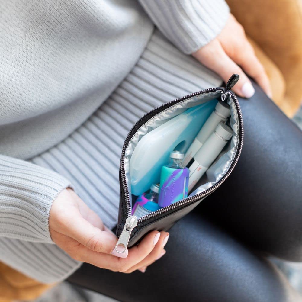 Sugar Medical Women’s Diabetes Backpack Purse with travel organizer for medications, insulin, glucose meter, insulin pens, epi-pen, includes insulated pouch to help keep medications cool. (Onyx)