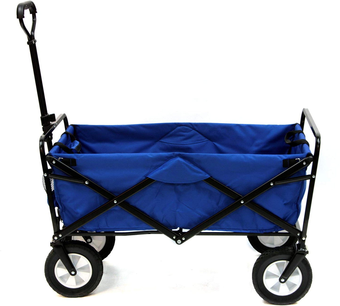 Mac Sports Collapsible Folding Outdoor Utility Wagon, Black