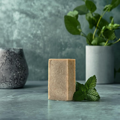 CRATE 61 ORGANICS Vegane Naturseife, handgemachte Seife mit hochwertigen ätherischen Ölen, kaltgepresst für Gesicht und Körper für Männer und Frauen, 3er-Pack (4 oz, Riegel) (Eucamint)