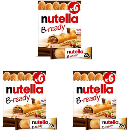 NUTELLA B-READY; Snack Bars; Crunchy Wafer Filled With Delicious NUTELLA; 15 bars pack; 330g