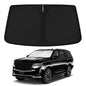KUST Windshield Sun Shade for 2017-2026 Tesla Model Y/Model 3 Sunshade Accessories (Fit 2025-2026 Model Y Juniper / 2024 Model 3 Highland) Upgraded Foldable Sunshade, Blocks UV Rays Keep Car Cool