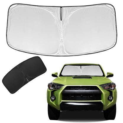 for Toyota Tacoma 2016-2023 2024 2025 2026 Sun Shade Sunshade Windshield Cover - 4 Layers Front Window Shade Custom Fit Tacoma 2Dr 4Dr Pickup Sun Visor 240T Shade Blocks UV Rays Car Accessories