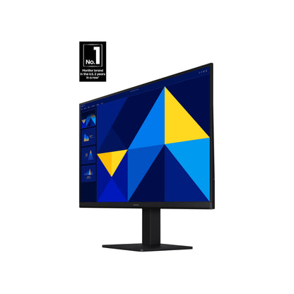 Samsung 32-Inch Flat Computer Monitor, 75Hz, Borderless Display, AMD FreeSync, Game Mode, Advanced Eye Care, HDMI and DisplayPort, LS32B304NWNXGO, 2024