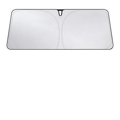 EcoNour Car Windshield Sunshade | Blocks 99% Heat & Keeps Interior Cool | Universal Fits Cars, SUVs, Trucks | Automotive Sun Screen, Visor & Car Accessories for Summer | Medium (64x32 Inches)