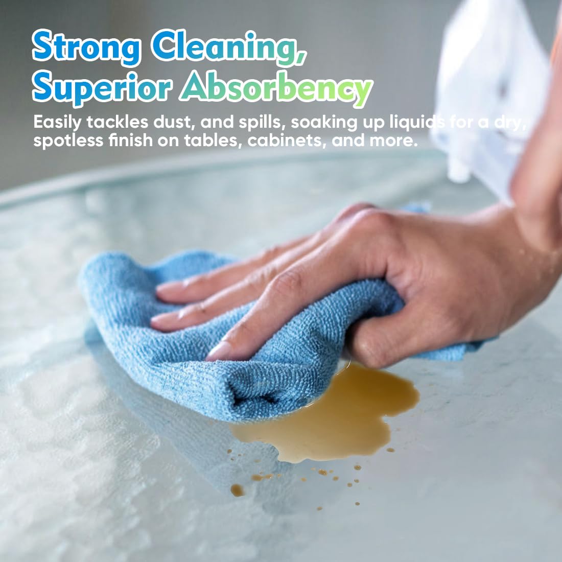 HOMEXCEL Microfiber Cleaning Cloth 12 Pack, 12.5 x 12.5 inch Microfiber Towels for Cars, Ultra Absorbent Car Washing Cloth, Lint Free Streak Free Cleaning Rags for Car, Kitchen, and Window (Grey)