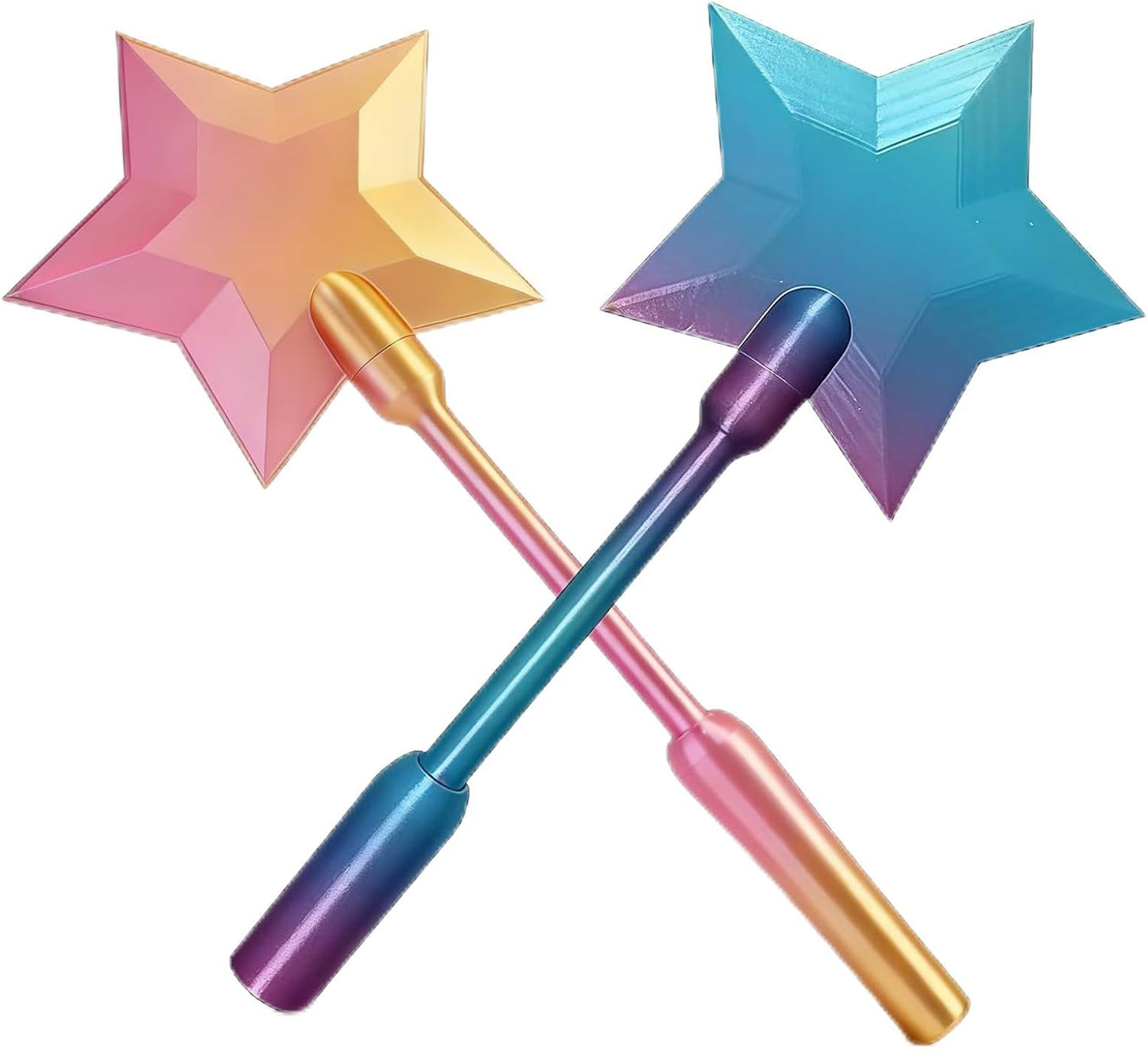 2 Pack 3D Printed Wand Tap to Pay, 2026 Upgrade Star Magic Fairy Pay Wand, Starlight Magic Wand Contactless Payment Card Holder, Suitable Scenarios for Card Payment, Easy Checkout