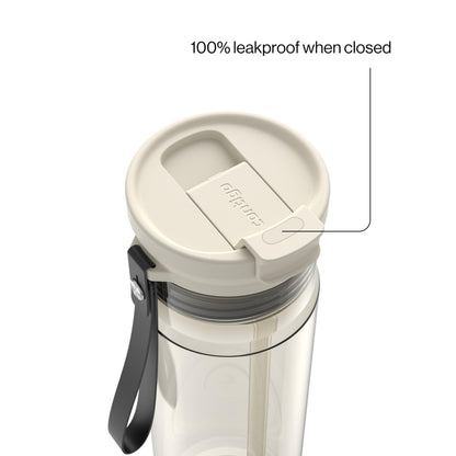 Contigo DualSip 24 oz Tritan Plastic Water Bottle with Carry Strap & 2-in-1 Leakproof Lid (Straw or Spout), BPA-Free, Dishwasher Safe