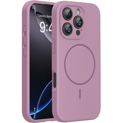 Miracase Magnetic for iPhone 17 Pro Case, Compatible with MagSafe, Integrated Silicone Camera Control Cover, 3.0mm Thicken Shockproof Drop Protection Phone Case for 17 Pro,Dark Blue