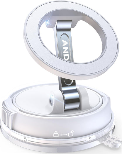ANDERY Car Phone Holder for Magsafe [78+LBS Strongest Suction & 2400gf Strongest Magnetic] 360° Adjustable Car Phone Mount, Phone Holders for Your Car for iPhone 17-12 & All Phones, Father Gifts