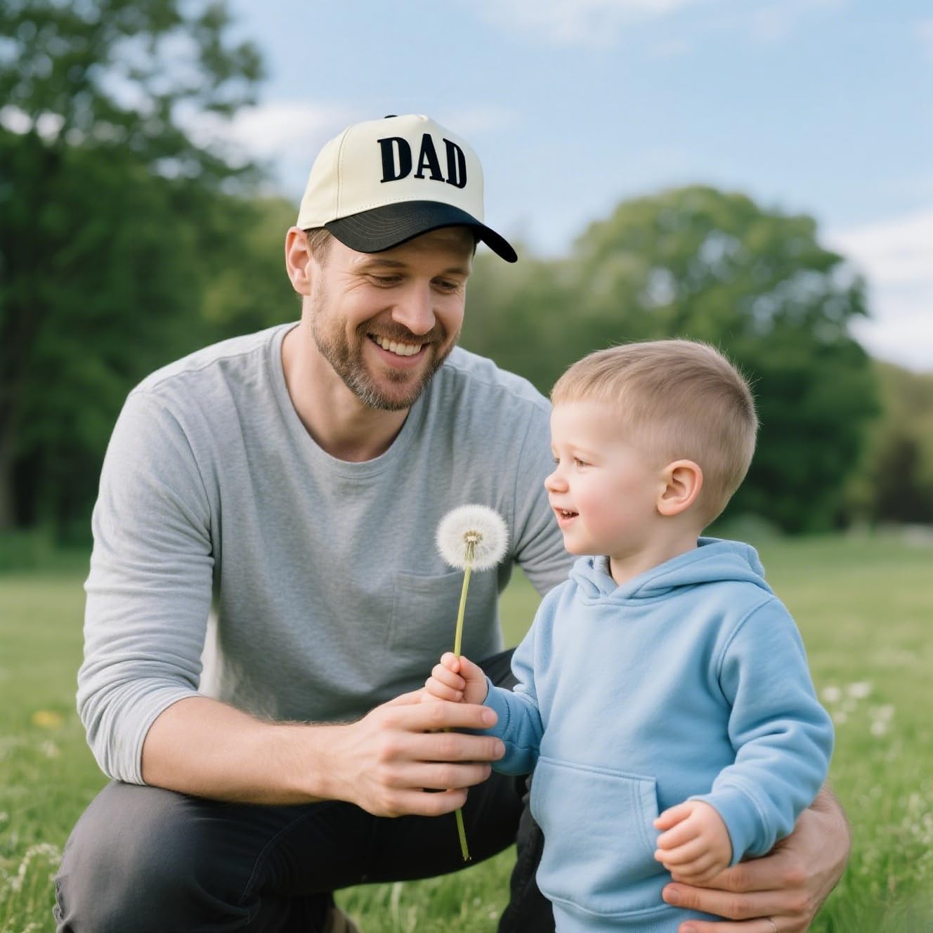 Dad Hats for Men, Vintage Two Tone Hat, New Dad Gifts for Husband, Fathers Day Birthday Gifts from Daughter Son Wife